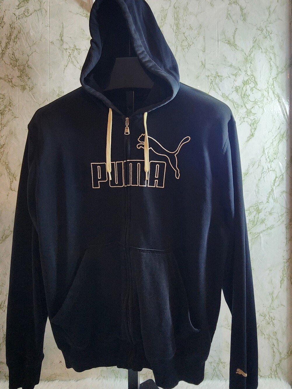 PUMA Black Zip Hoodie